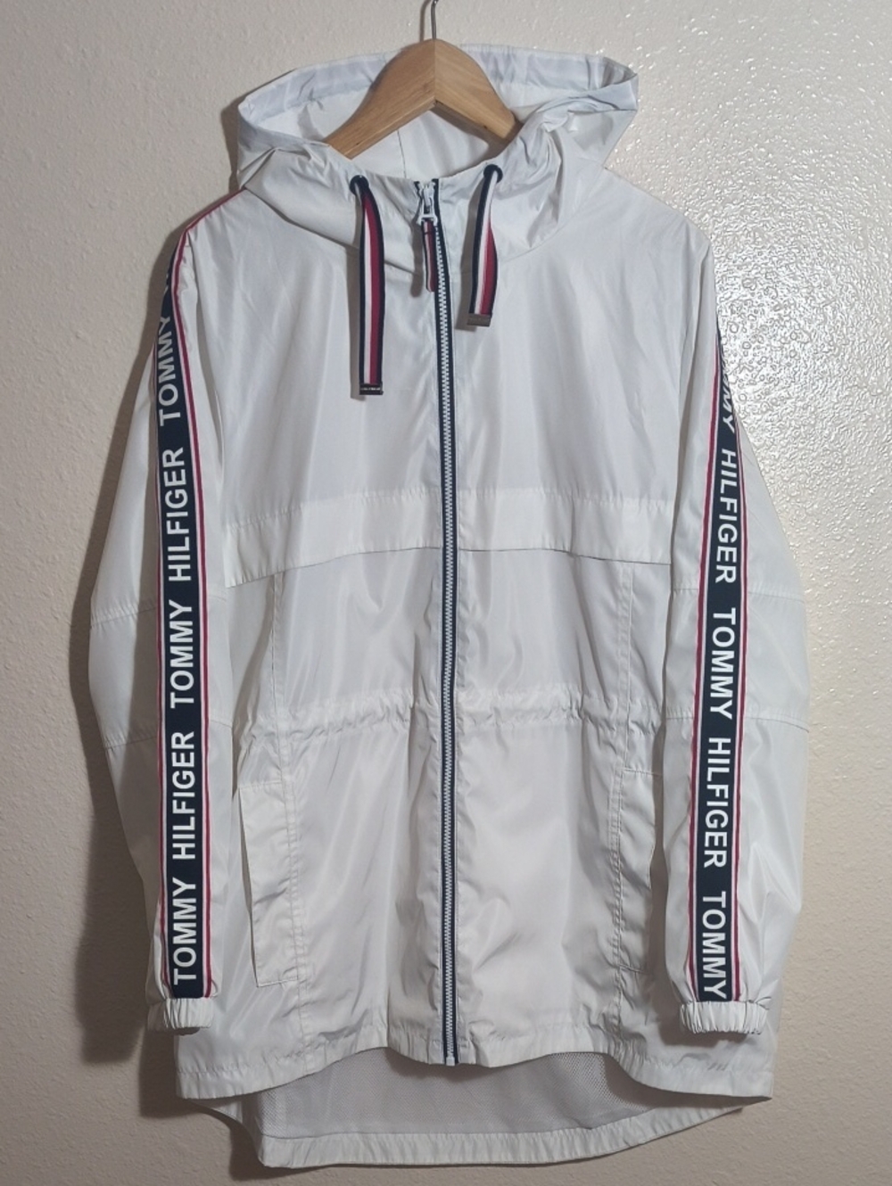 White Tommy Hilfiger Windbreaker